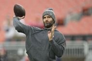 Joe Flacco at Bears Browns Football